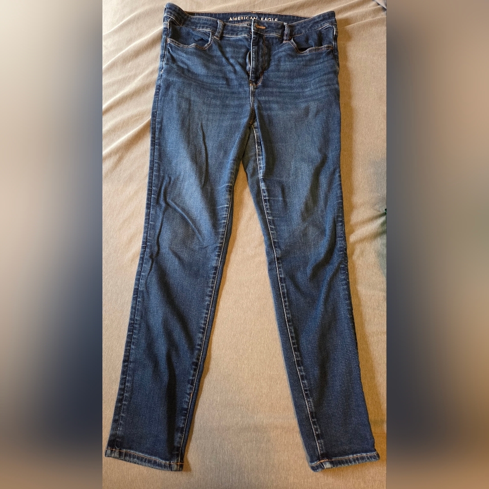 American Eagle Outfitters Blue Skinny Jeans